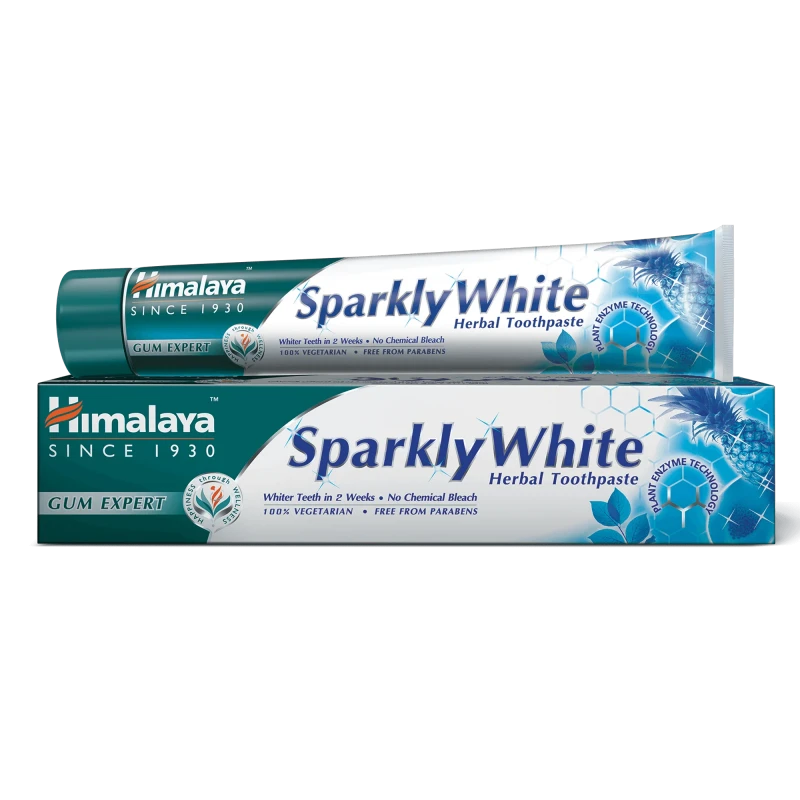 Buy Himalaya Sparkly White Herbal Toothpaste 100 ml Online at Best ...