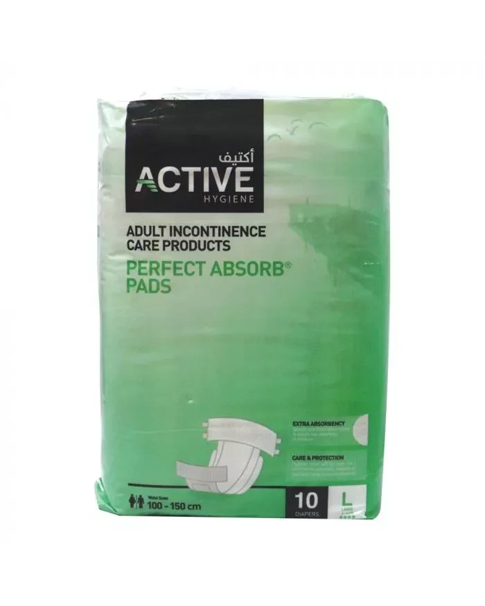 Active Adult Diapers Large 10s Dependable Incontinence Care For Comfort And Confidence